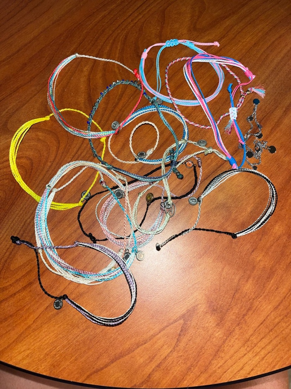 Pura Vida Assorted Bracelet Stack in Yellow, Blue, Pink, Black, Cream - Picture 2 of 3